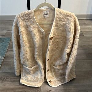 Cozy Cream Billabong Sherpa Cardigan